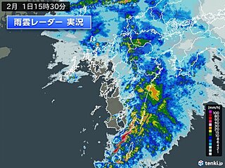 九州で激しい雨を観測　2日朝にかけて西日本では雨脚強まる