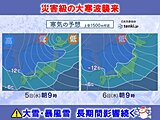 災害級の大寒波　週末にかけて大雪や猛吹雪続く　太平洋側も積雪　立往生など厳重警戒