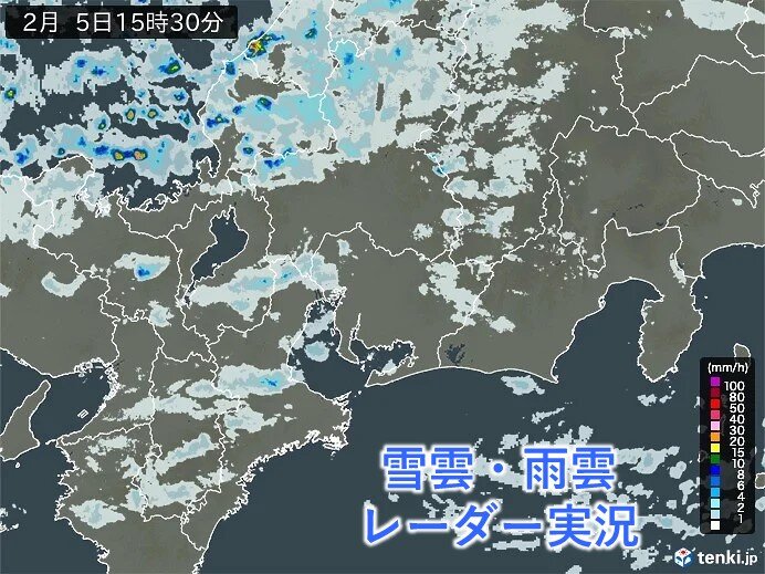 この先も雪が続く見通し