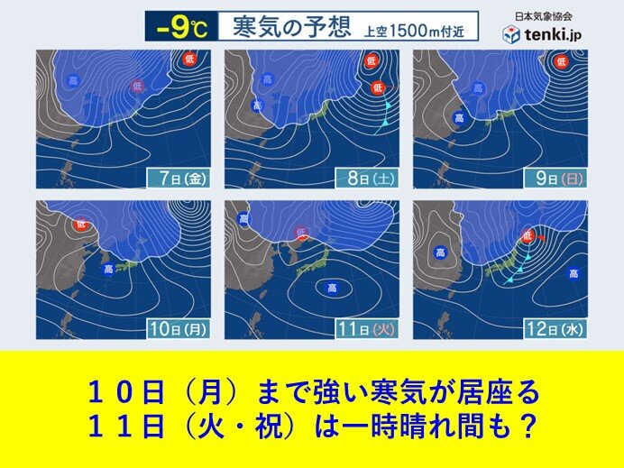 寒波いつまで