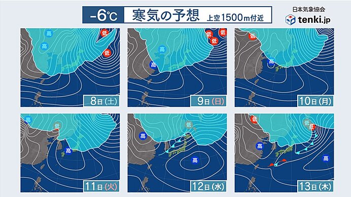 寒波はいつまでか