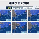 九州は24日(月)頃まで真冬並みの厳しい寒さ　2週間天気