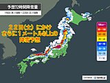 長く居座る寒波　日本海側は3連休まで道路への影響の可能性「大」も