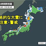 今日20日　日本海側は局地的な大雪に注意　全国的に厳しい寒さ　寒波まだ居座る