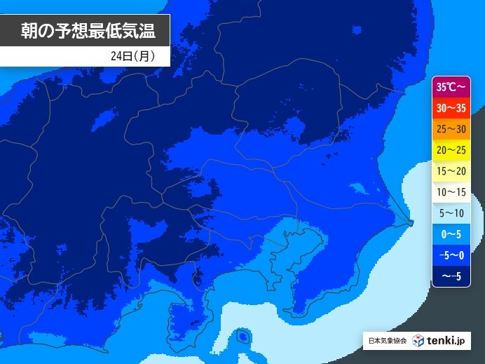 東京都心でも雪が舞う可能性