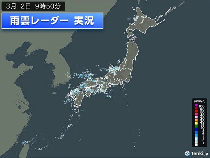 天気はゆっくり下り坂