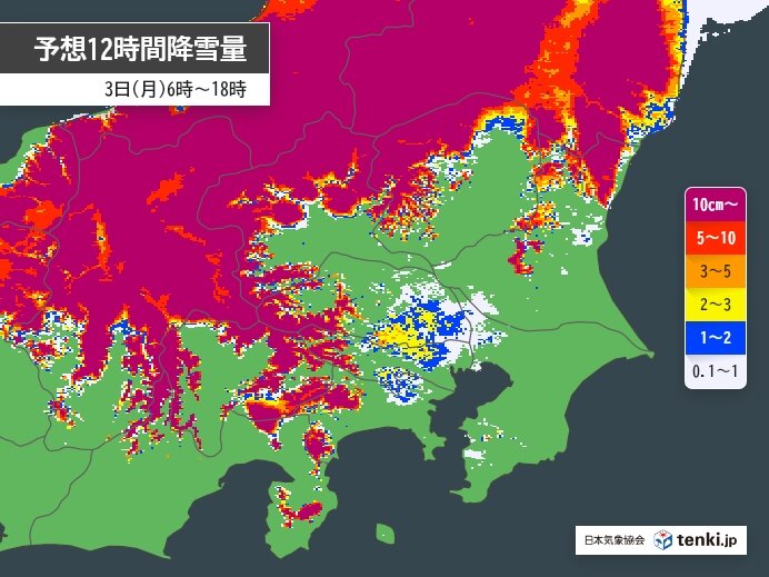 明日3日の午後は東京都心でも積雪に　交通機関の乱れに注意