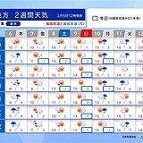 明日6日は真冬並みの寒さも週末は春の陽気　来週はスギ花粉の飛散が最盛期に