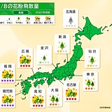 花粉ピーク　8日も対策を　9日から関東以西で大量飛散の日が多い　ピークいつまで