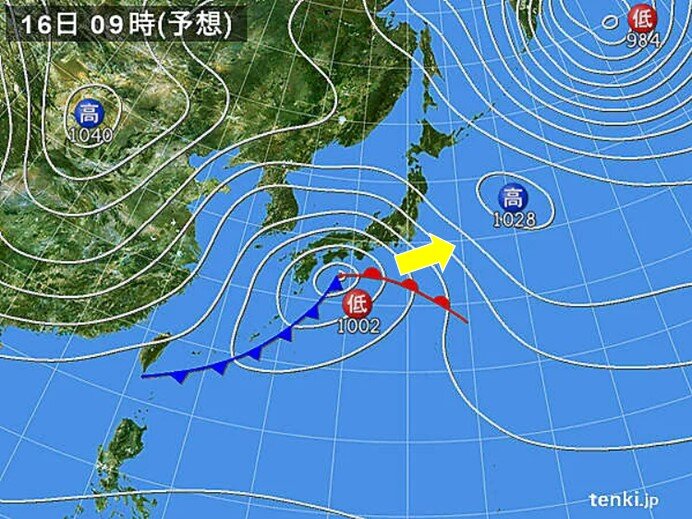 太平洋側で雨脚強まる