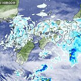 今夜から明日16日　近畿全般に雨　風強まり本降りになる所も