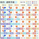 今週前半、九州は強い寒の戻り　18～19日は山沿い中心に積雪のおそれ　沿岸は暴風