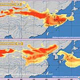 25日～26日は九州から関東に黄砂飛来の可能性　新たに多量の黄砂が吹き上がる予想