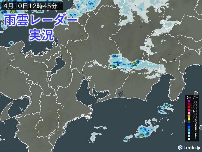 今日10日　午前中から所々で雨雲が発達　午後も突然の雨や雷に注意