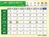 九州～東北は花粉シーズン終盤も東海で非常に多い飛散　ゴールデンウィーク頃まで注意