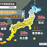 ゴールデンウィーク一番の寒暖差か　今朝は東京・名古屋で一桁の気温　日中は夏日続出