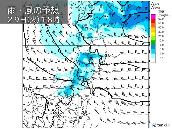 東北は台風並みの暴風の恐れ