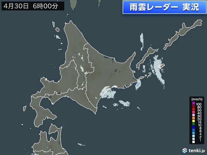 北海道の東部は平地で季節外れの積雪　今日30日は雪がやんでもスリップ事故など注意