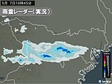 東京都内や神奈川県に雨雲　関東では南部を中心に帰宅時は急な雨に注意