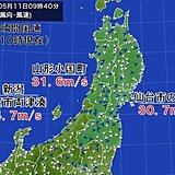 新潟や東北では記録的な暴風　今日11日夕方にかけて台風並みの暴風の可能性