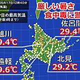 北海道オホーツク海側では食中毒警報発令中　明後日19日まで暑さによる食中毒に注意