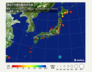 ここ1週間の地震回数　15日は北海道で最大震度4の地震　日頃から備えを