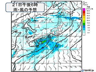 21日(水)は九州から近畿で大雨のおそれ　蒸し暑い　週間天気