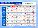 土日は西～東日本で大雨の恐れ　27日はにわか雨や雷雨　28日頃から蒸し暑さ復活