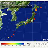 ここ1週間の地震回数　23日は北海道で震度4の地震　地震が起きた際の適切な行動は