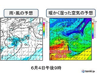 九州では6月4日頃は大雨の可能性　関東甲信など梅雨入りはいつ?