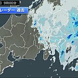 関東は前日と比べて気温大幅ダウン　雨と北風でひんやり　伊豆諸島では土砂降りの雨に