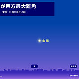 明日6月1日は金星が「西方最大離角」明けの明星が輝く　今夜は「きぼう」もチャンス