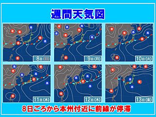 四国地方は8日ごろに梅雨入り予想　梅雨入り早々大雨のおそれも　早めの備えを