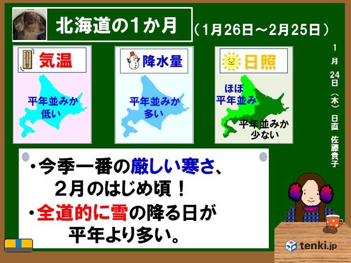 北海道の1か月　厳しい寒さがやってくる