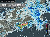 本州付近は今日15日の朝まで広く雨　関東甲信は午後も急な激しい雨や雷雨に注意