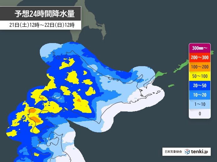 週末は梅雨前線が北海道に?　道南方面を中心に警報級の大雨の恐れ