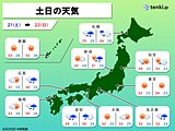 21日(夏至)は昼間の長さを感じられる所が多い　22日は日本海側から梅雨空が戻る