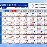 北陸は7月上旬にかなり早い梅雨明けか　長期の高温に関する情報も　北陸2週間天気