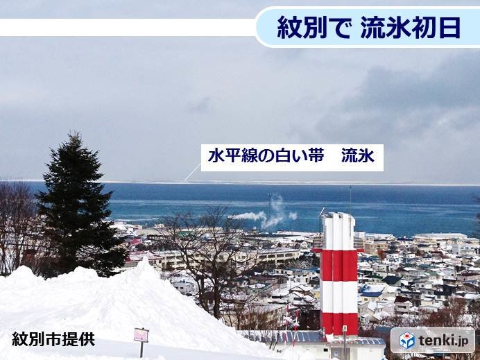 北海道　流氷シーズン到来