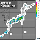 30日　九州から関東は猛暑とにわか雨に注意　東北や北海道の日本海側は昼頃まで雨