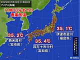 今日2日も午前中から30℃以上の真夏日500地点超え　危険な暑さ　熱中症対策を