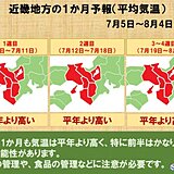 7月も暑さの記録を更新する可能性も　熱中症に厳重警戒を　近畿地方1か月予報