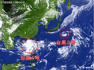 「ダブル台風」発生中　日本に間接的な影響も　台風シーズン突入