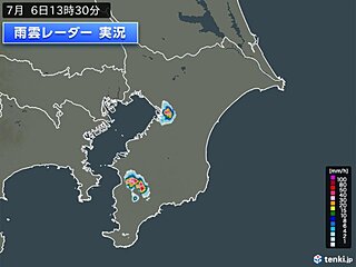 今日6日も関東は局地的な激しい雨に注意　7月に入り5日連続で記録的短時間大雨情報