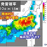 関東甲信の梅雨明けは21日頃　遅れる理由は都市型雷雨　道路の冠水などに注意