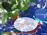 日本の南海上にモンスーンジャイアが発生か　北海道への影響は