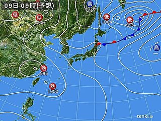 9日　東北・関東甲信・東海中心にゲリラ雷雨　梅雨前線復活で警報級の大雨のおそれ