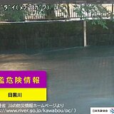 東京都を流れる目黒川に「氾濫危険情報」発表　氾濫のおそれ　地下施設の浸水に警戒を