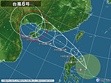 台風6号「ウィパー」発生　三連休に先島諸島で波が高まる可能性