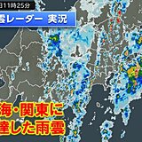 15日の午後は東海や関東で滝のような雨の所　16日も警報級大雨が続く恐れ